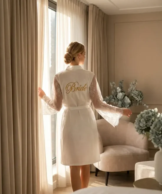 "Bride" Morgenkåbe