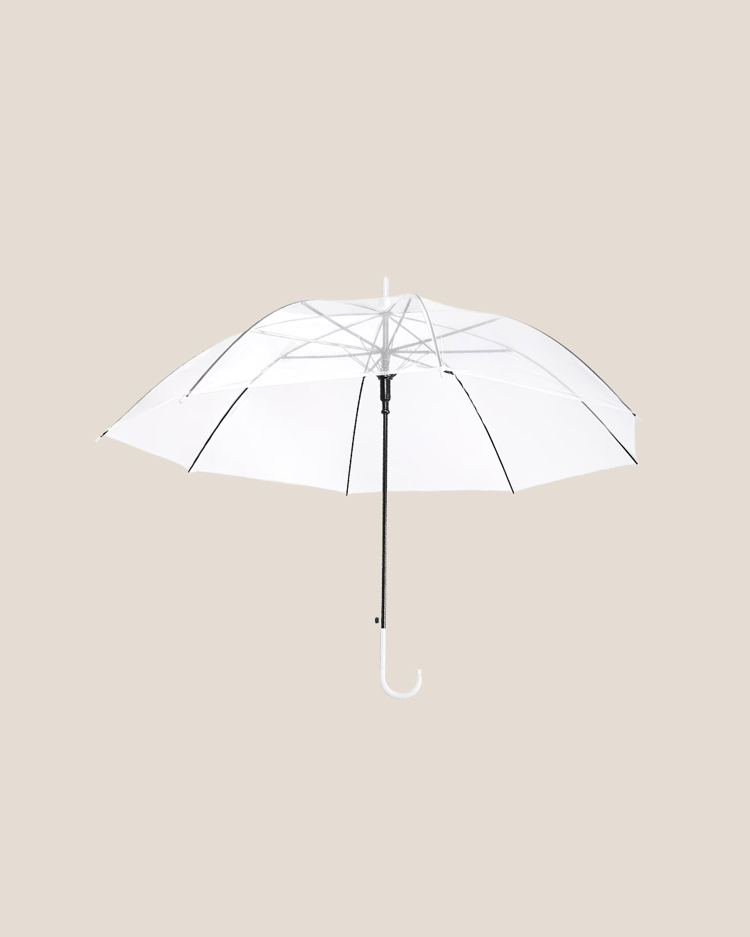 Paraply, transparent, Ø90 - Billede 2
