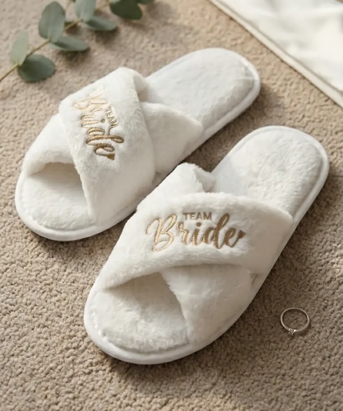 Slippers - Team Bride