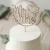 Mr & Mrs caketopper - Træ