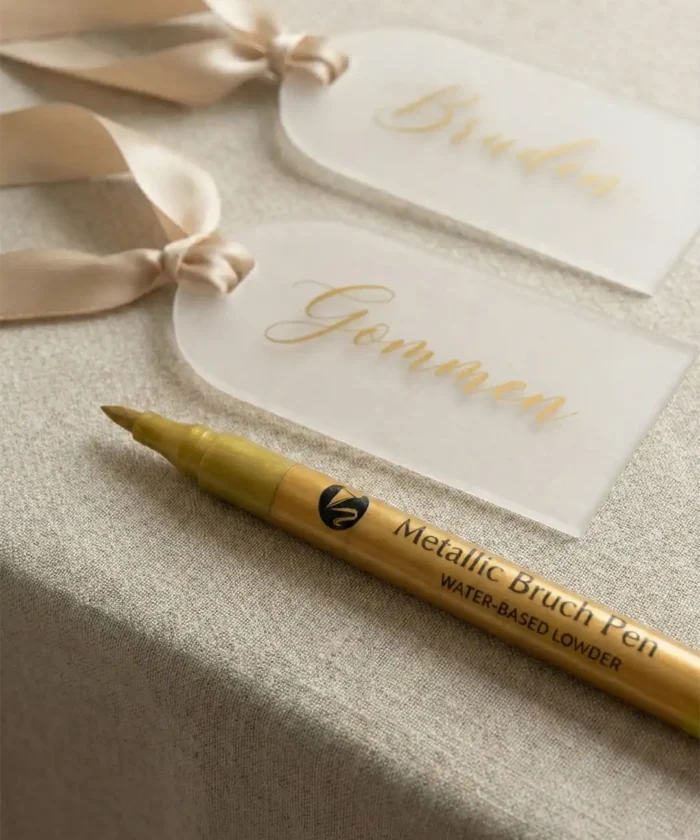Guld metallic pen