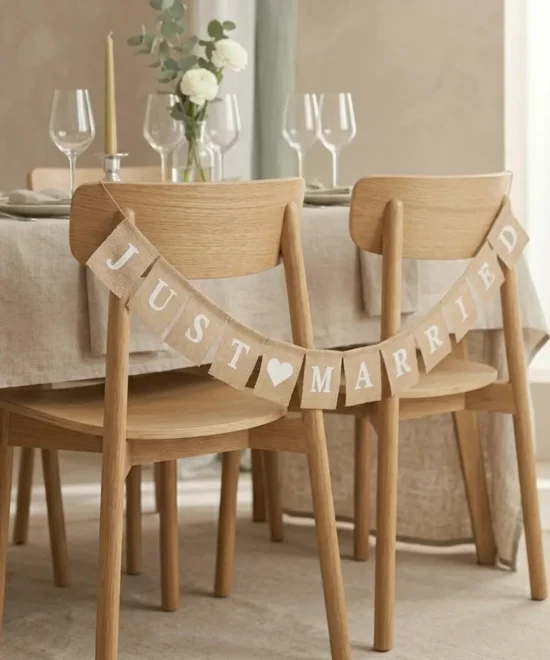 Flagranke Jute “Just Married”