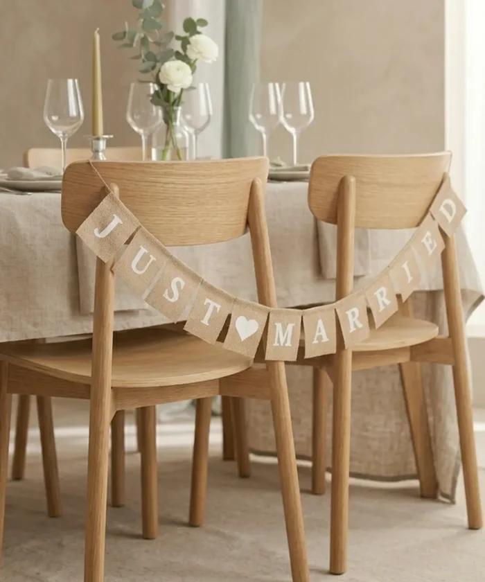 Flagranke Jute “Just Married”