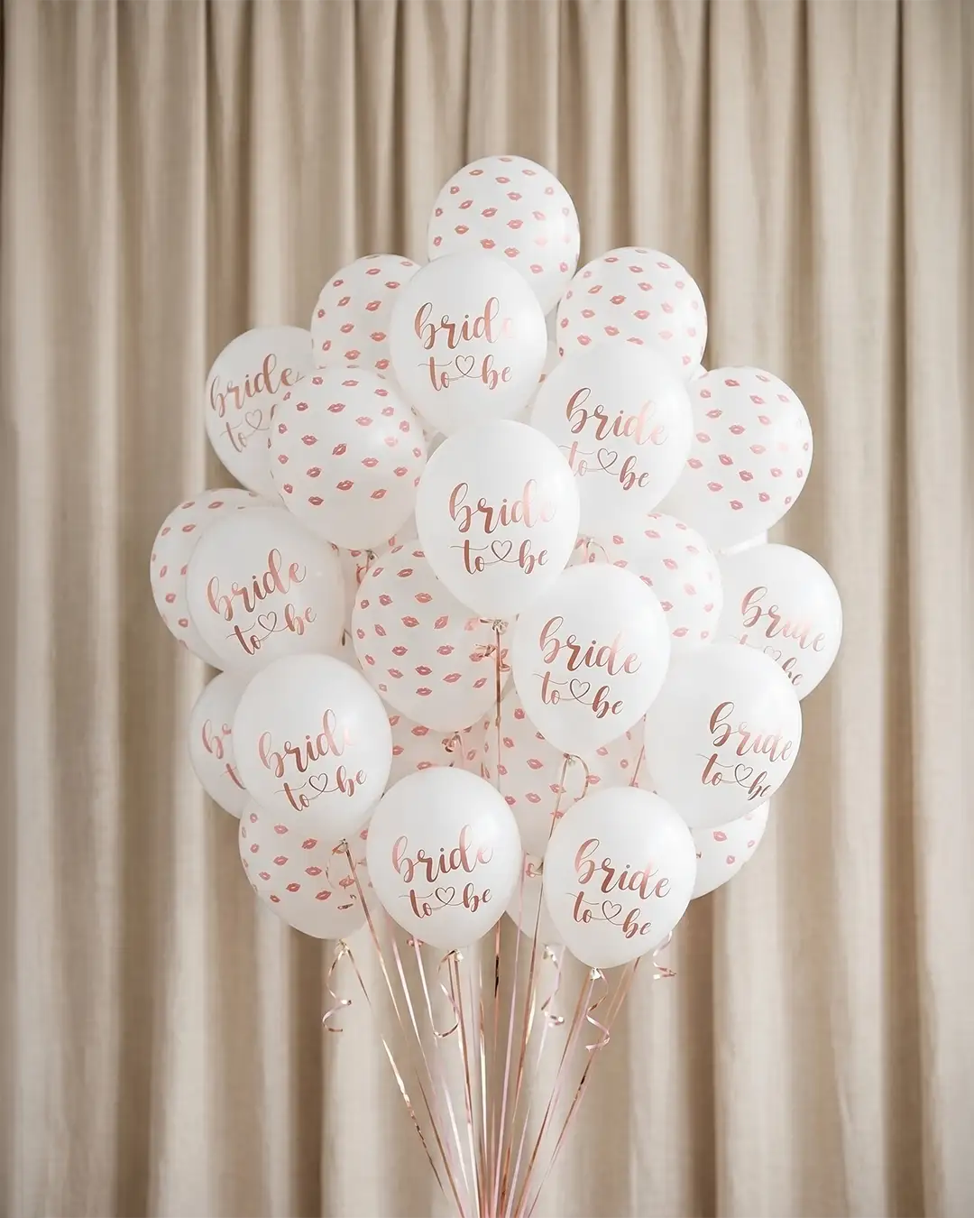 Balloner, Bride to be, mix 30 cm, 50 stk.
