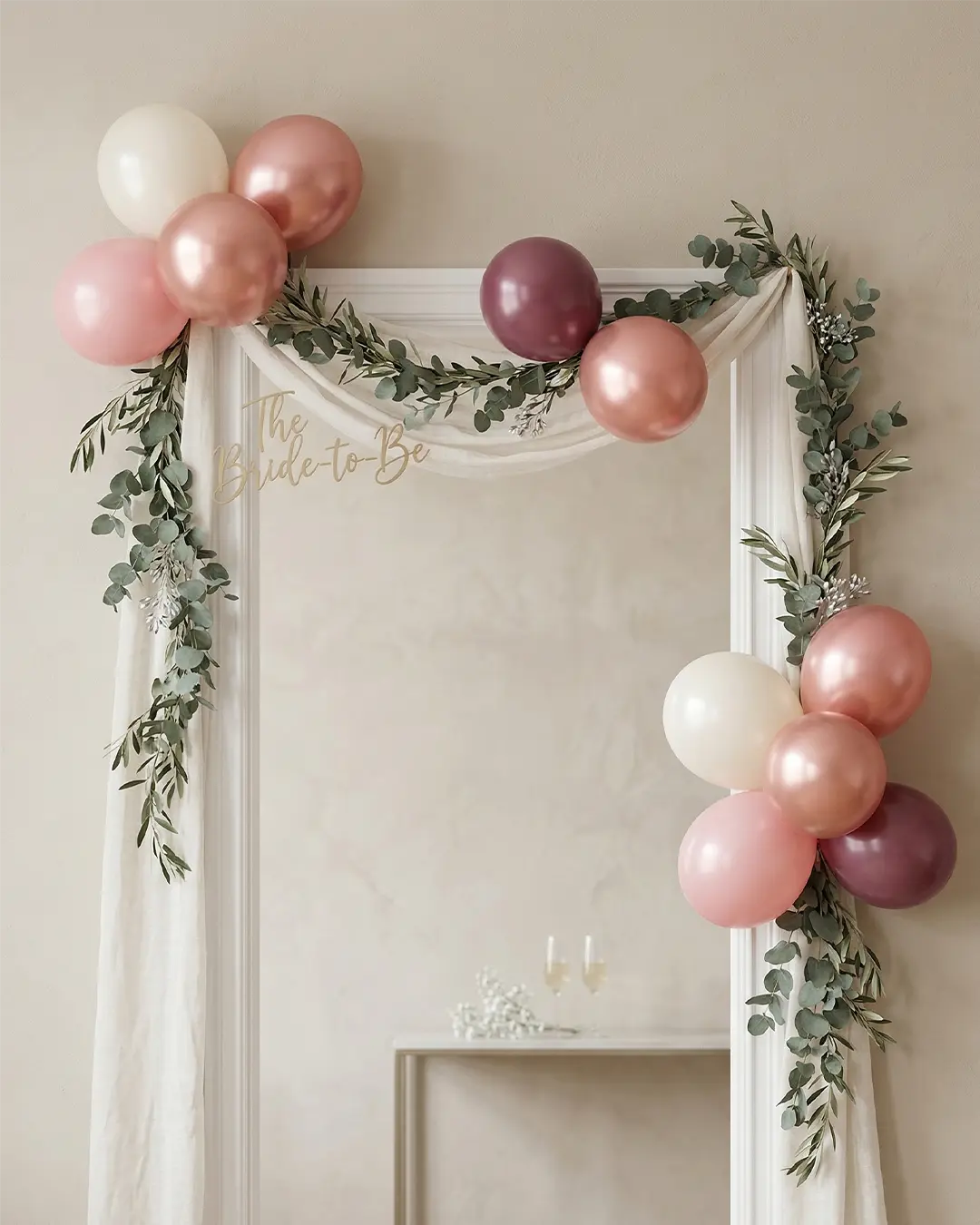 Ballon mix, rosa - 10 stk. - Billede 2