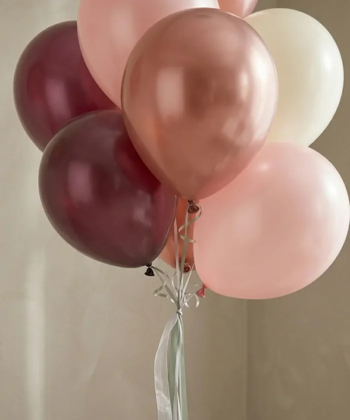 Ballon mix, rosa - 10 stk.