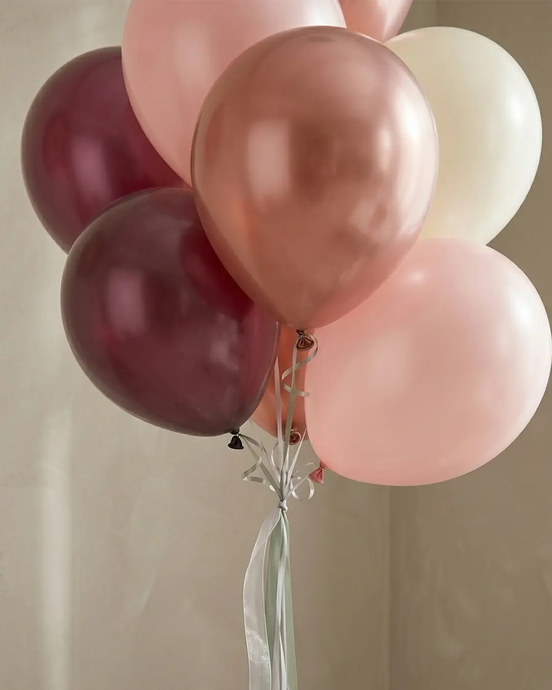 Ballon mix, rosa - 10 stk.