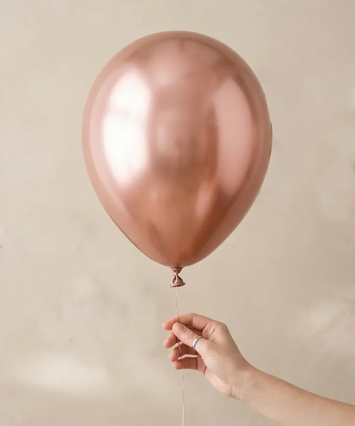 balloner, 30 cm, metallic rosaguld - 10 stk.