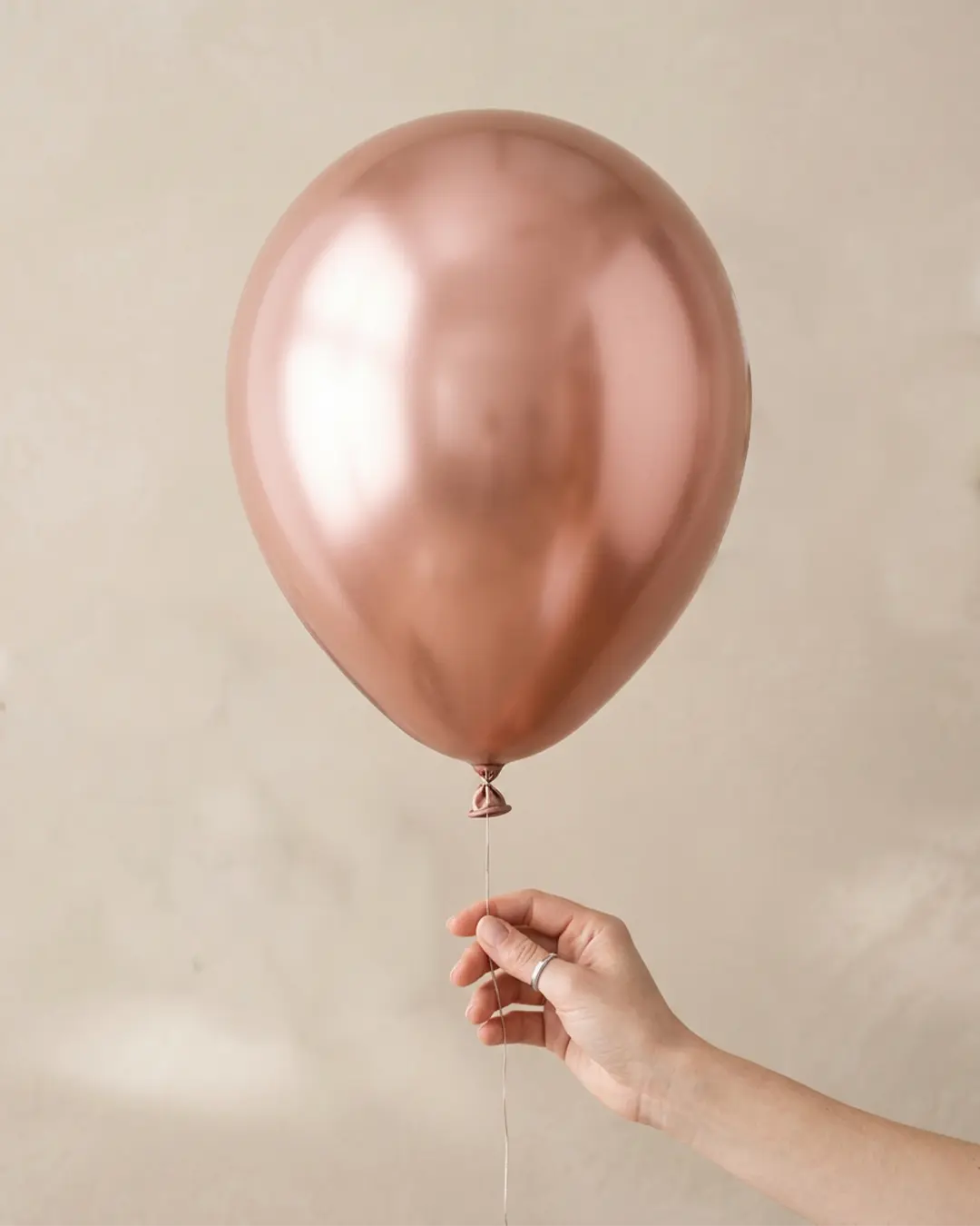 balloner, 30 cm, metallic rosaguld - 10 stk.