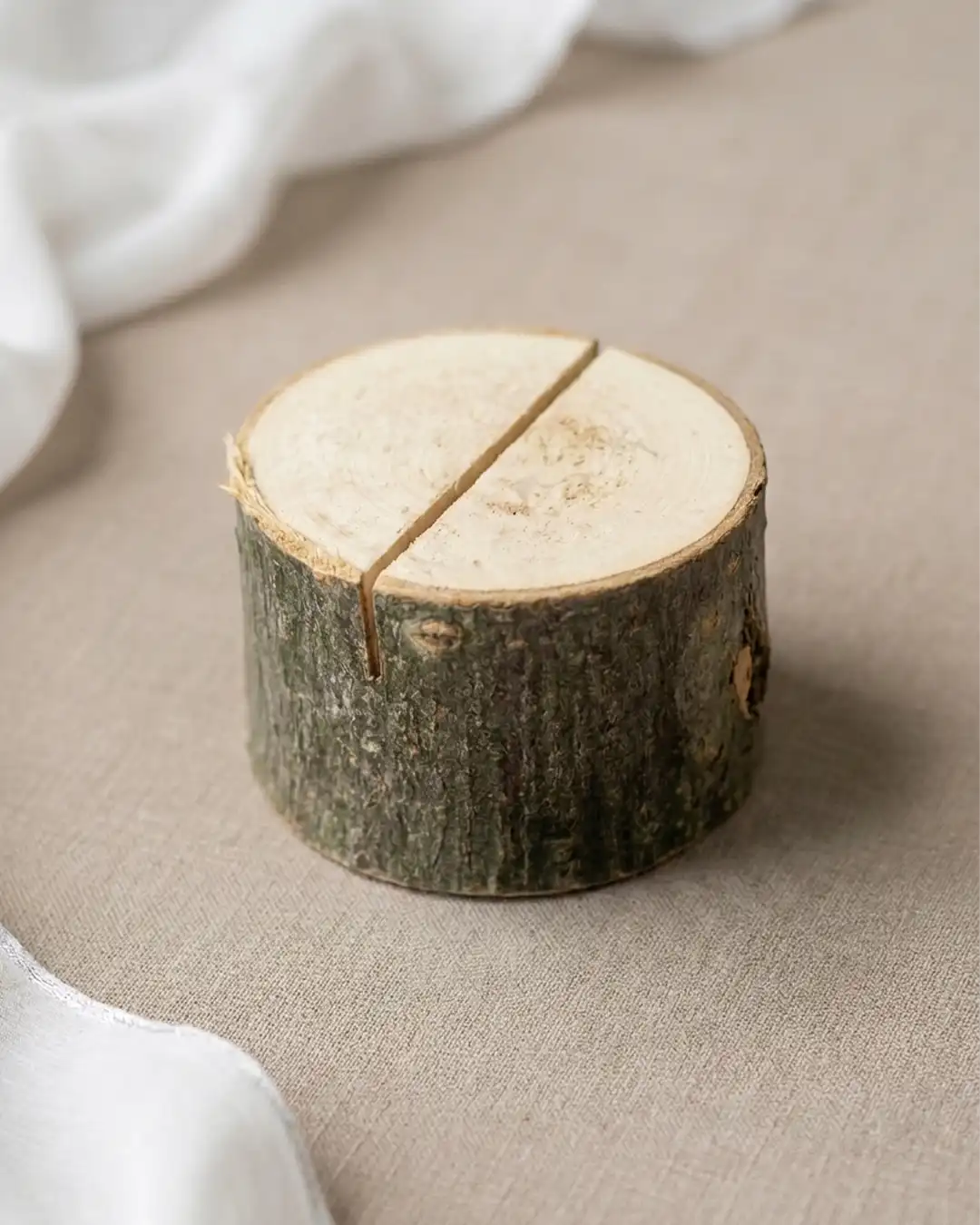 Træ Bordkortholdere Ø 3-4 cm (10-pak)