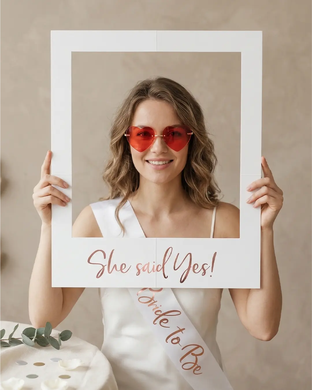 selfieramme “She said yes”, rosaguld
