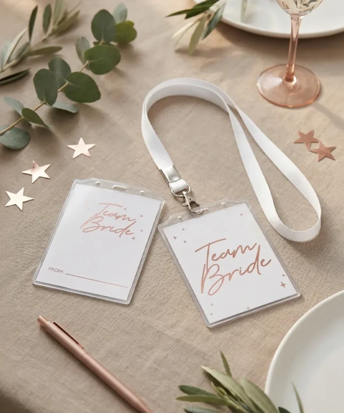 Team Bride badge - 4 stk