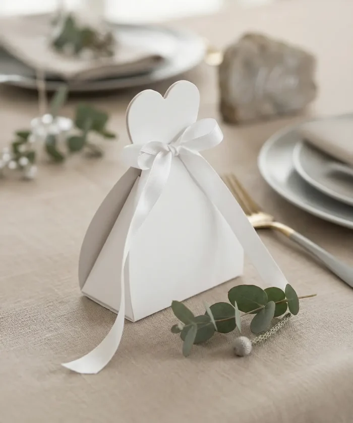 gaveæsker, Bride, hvid - 10 stk.
