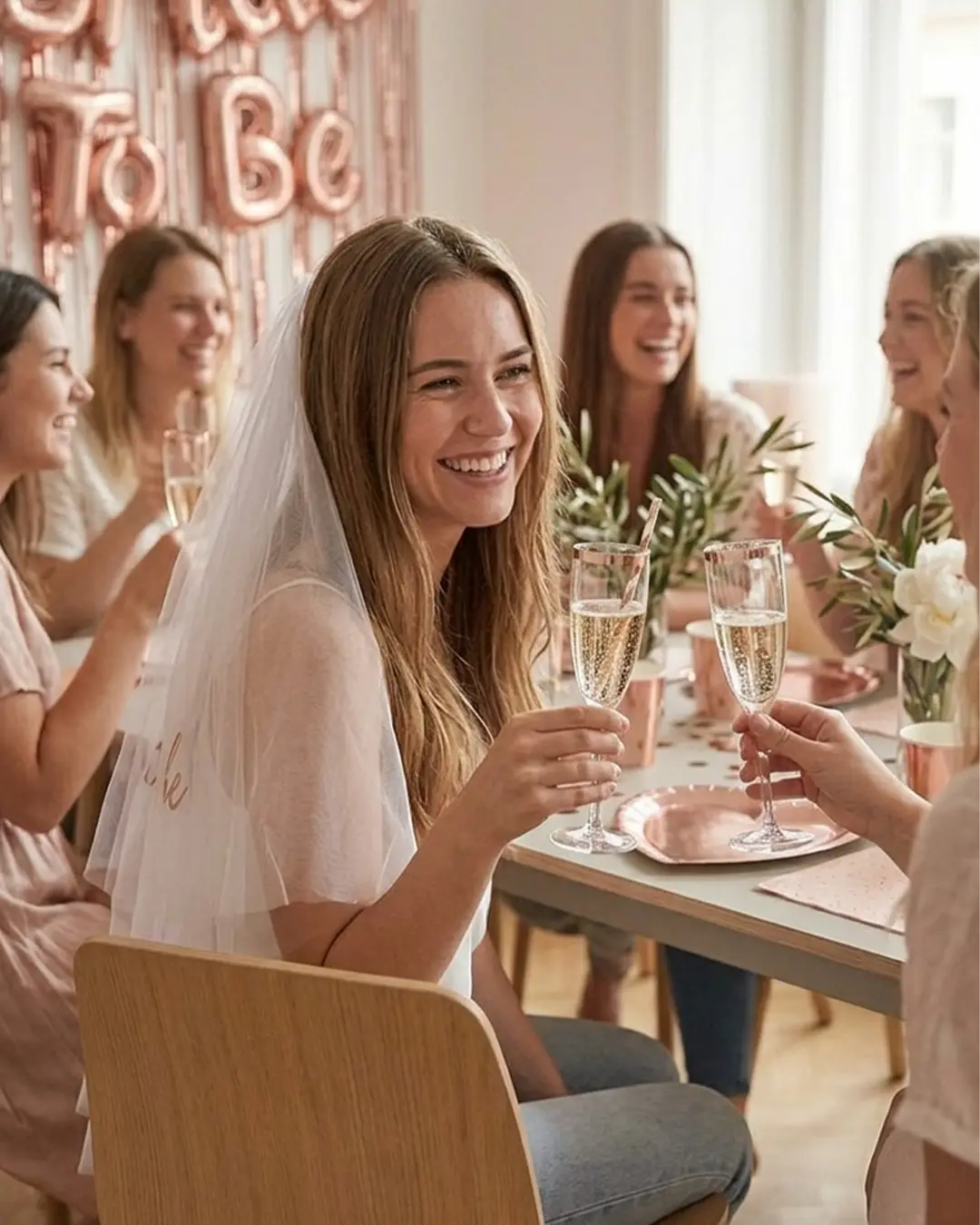 "Bride to be" slør, hvid - Billede 2