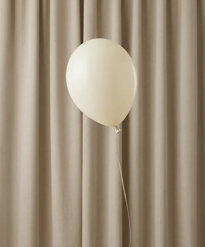 balloner, 23cm, pastel lys creme - 100 stk.