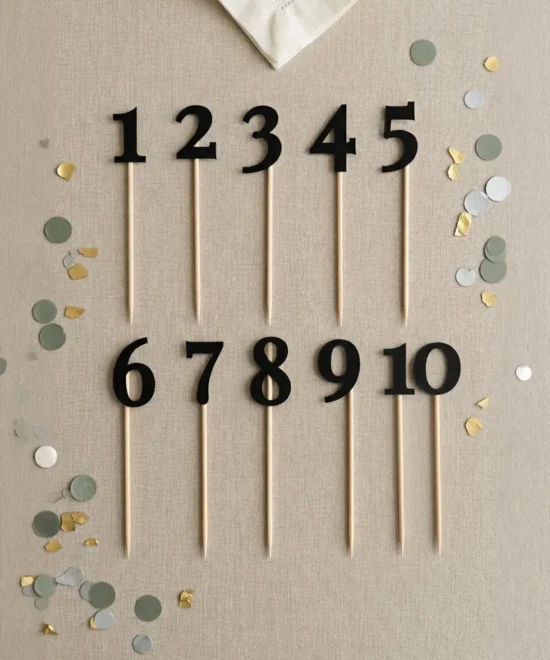 bordnumre, sort - 1-10