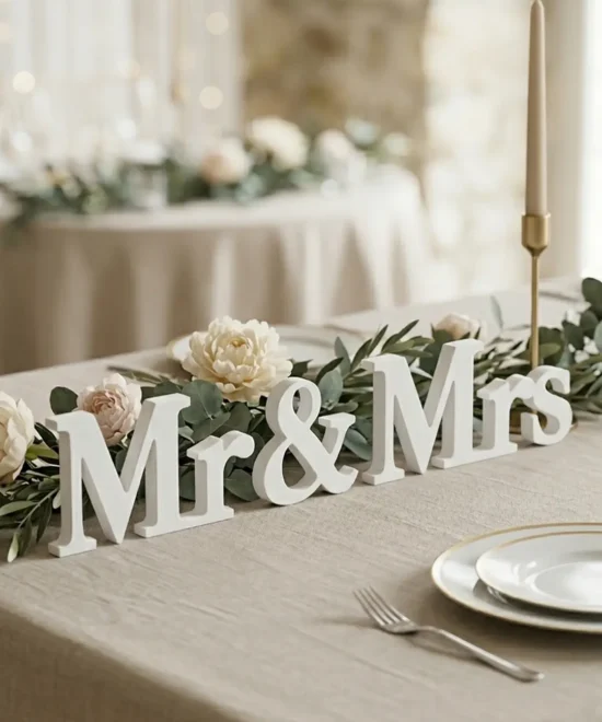 træskilt MR & MRS