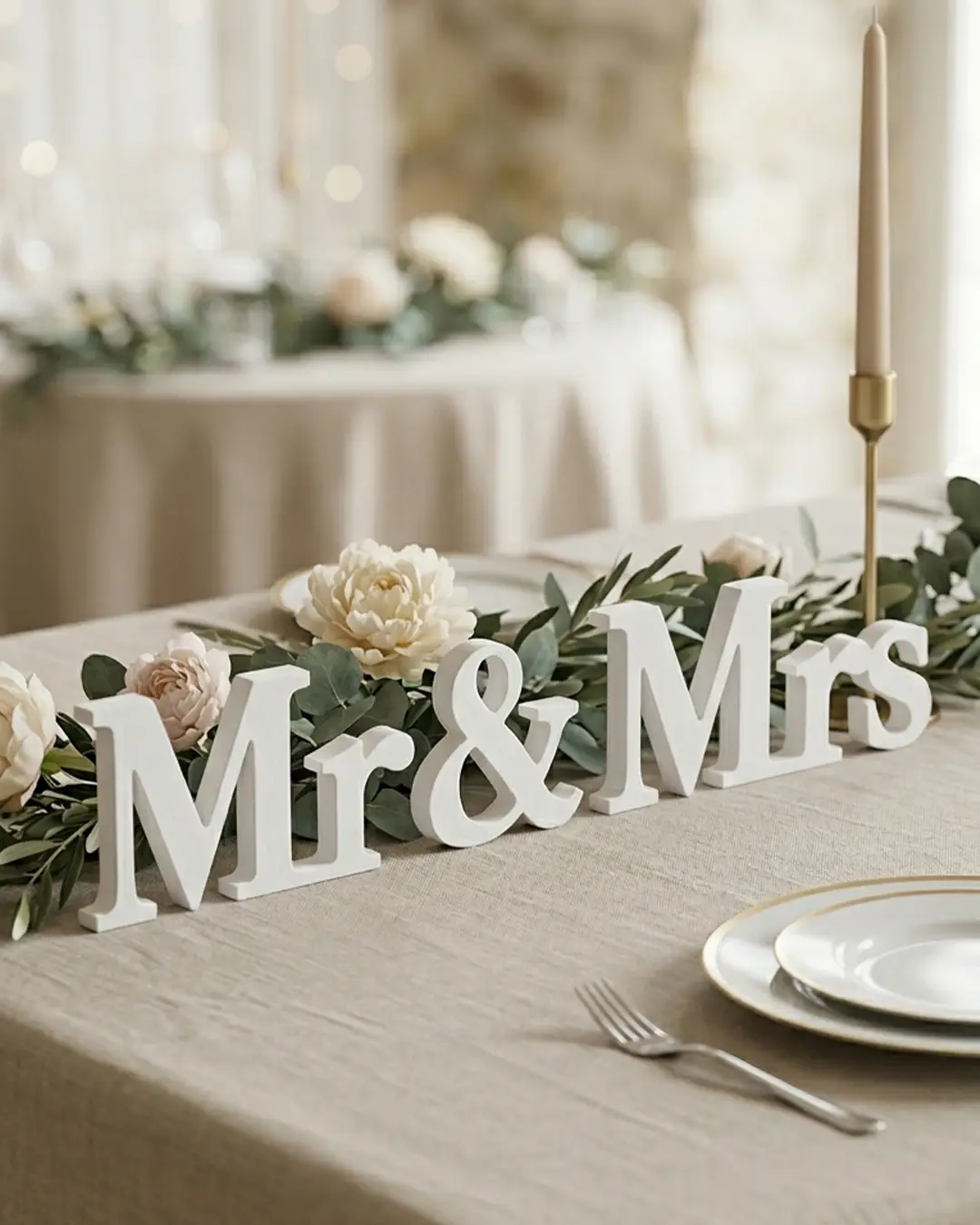 træskilt MR & MRS