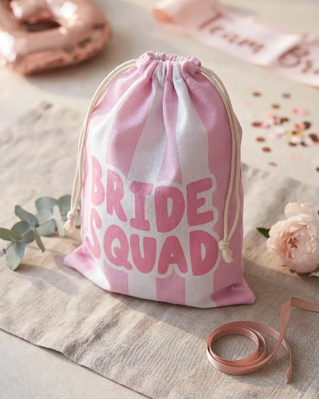 Stofgavepose Bride Squad