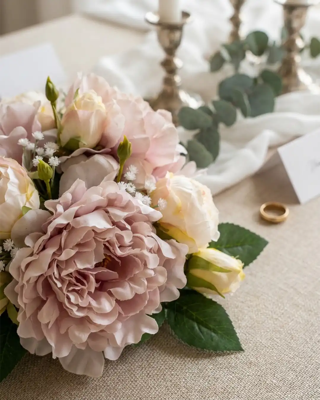 Centerpiece - Støvet Rosa