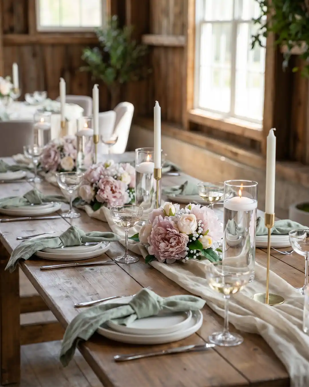 Centerpiece - Støvet Rosa - Billede 2