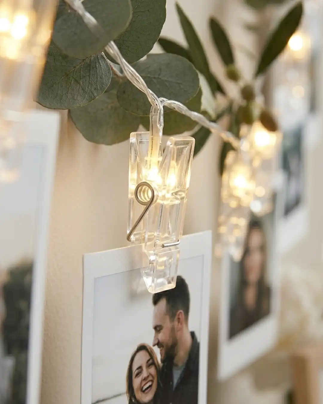 LED Lyskæde med Fotoklemmer (1,4m) - Billede 3