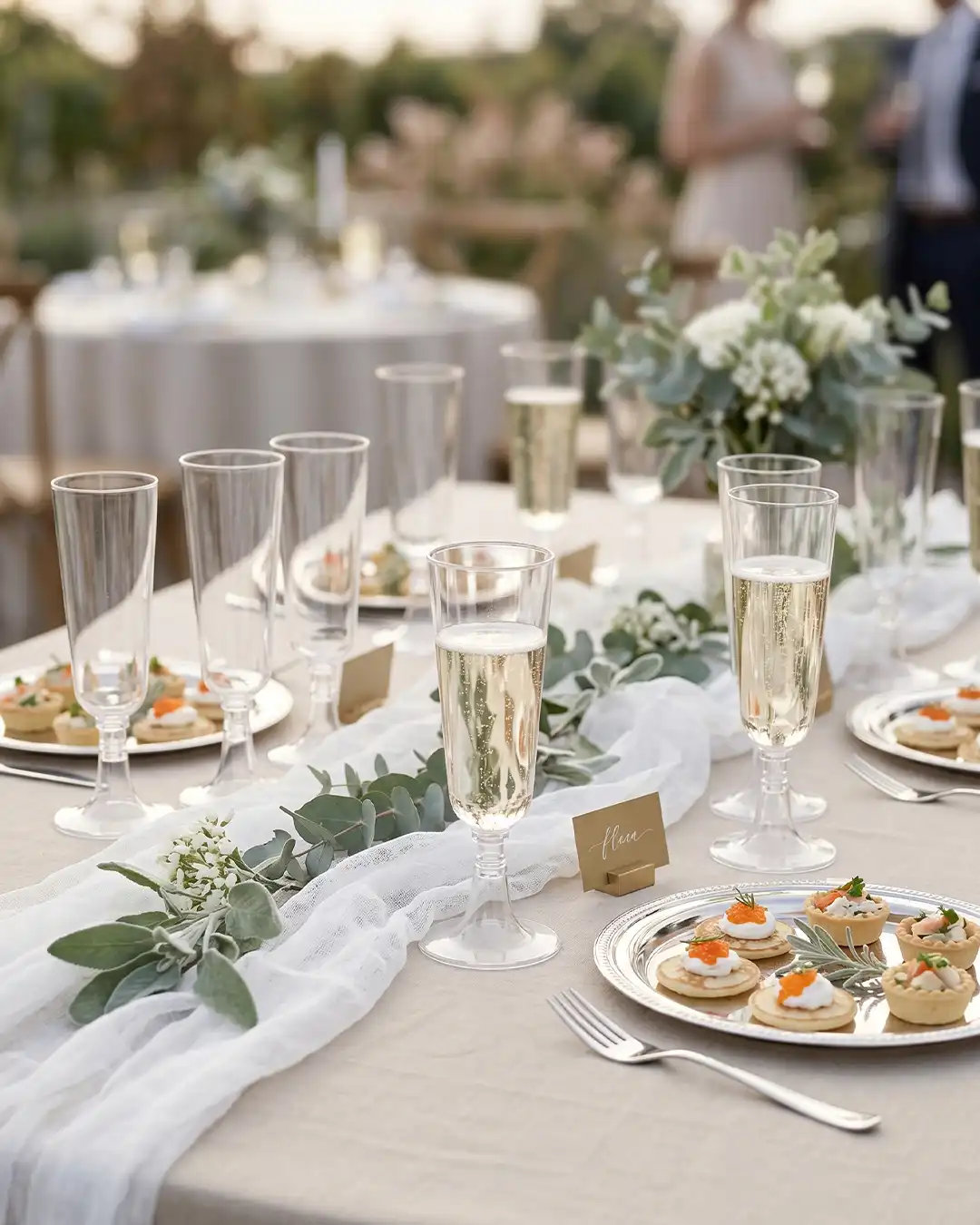 Elegante Champagneglas i Plast (8 stk.) - Billede 3
