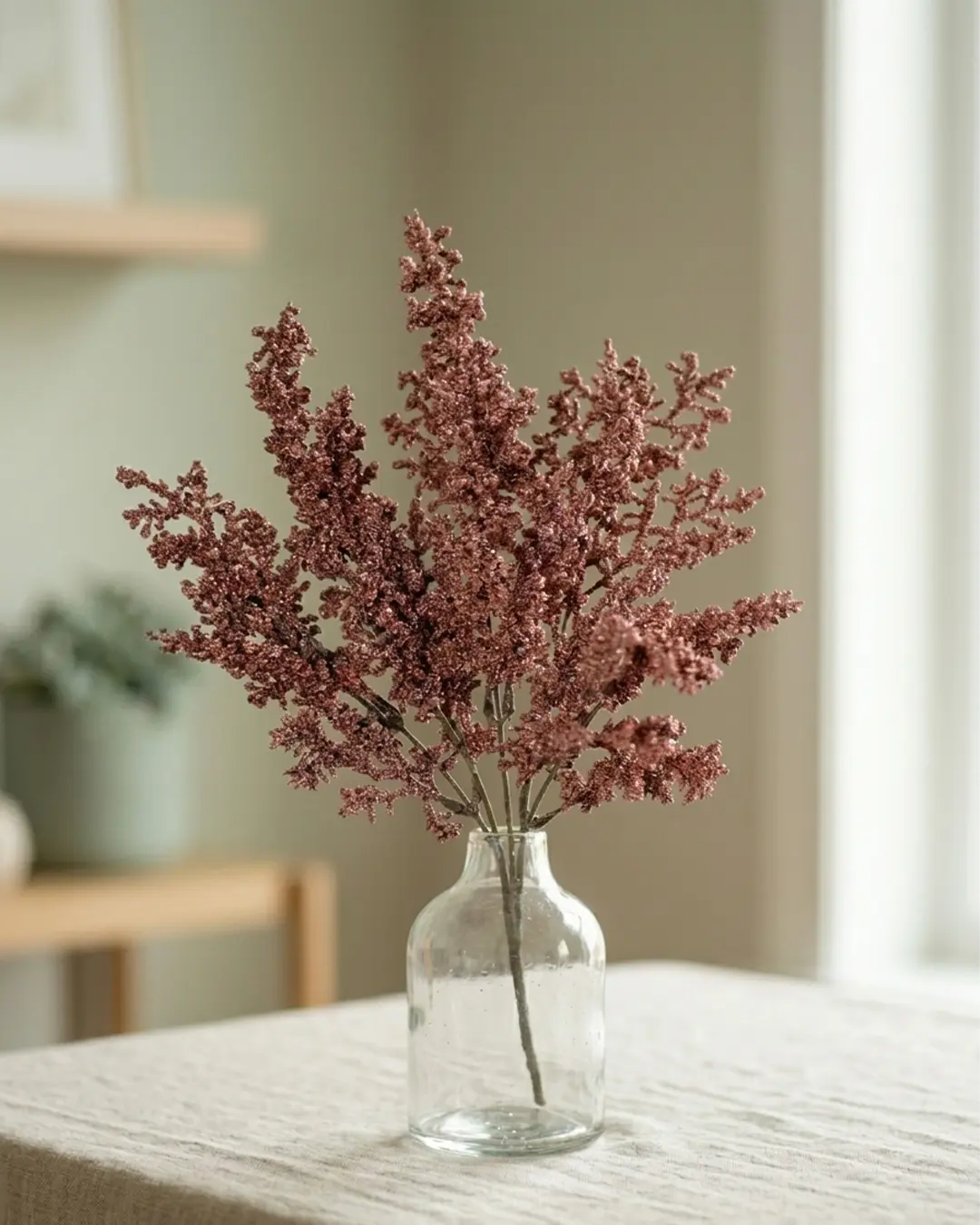 Silkeblomst Gren 38 cm - Rosa