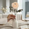 Silkeblomst Ranunkel 39 cm - Creme