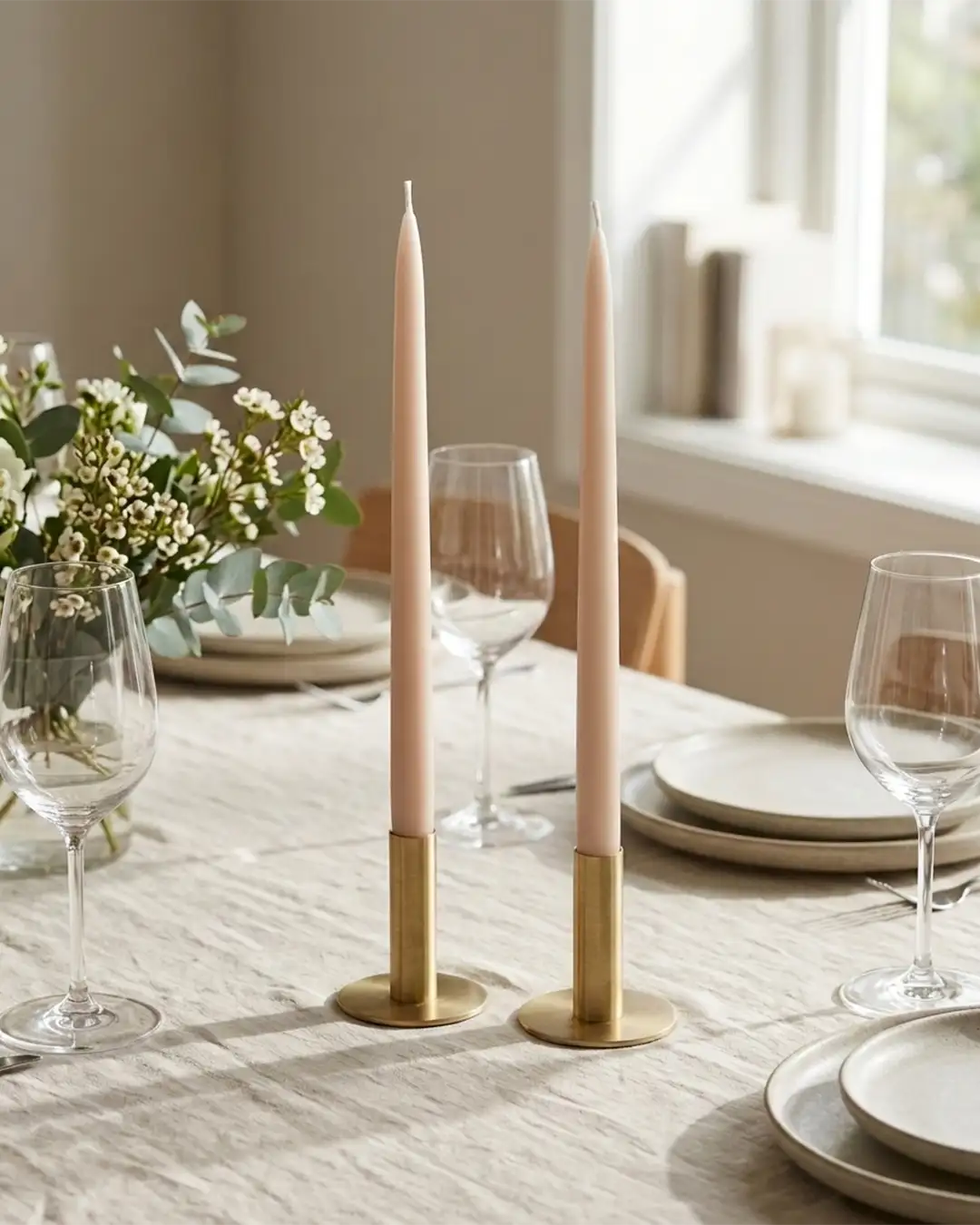 Stagelys 40cm Hør, 2 stk - Billede 2