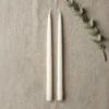 Stagelys 40cm Hvid, 2stk