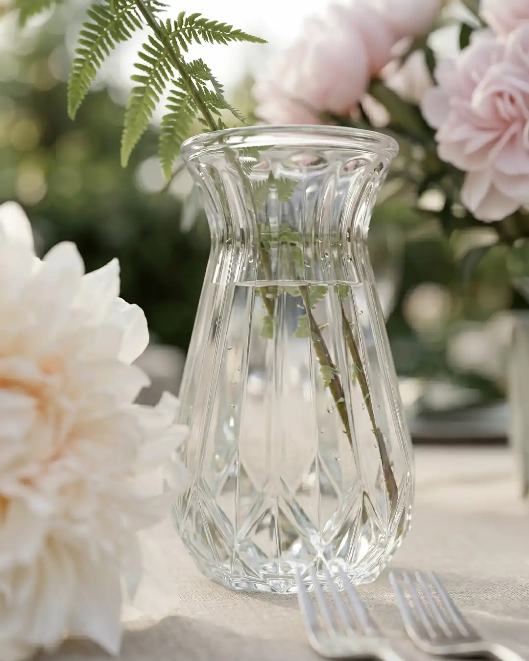 Vase Hya. H:15 cm Klar