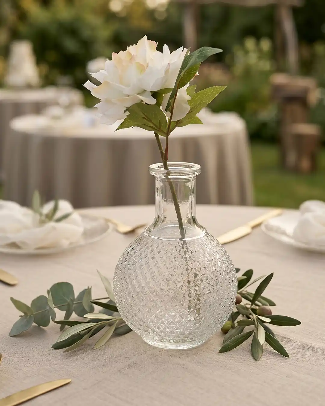 Vase Kolbe, 15x8 cm Klar Glas