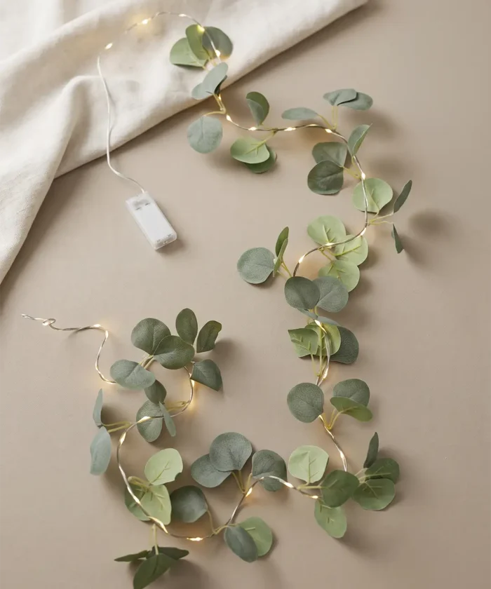 Eucalyptus Guirlande med LED (2 m)