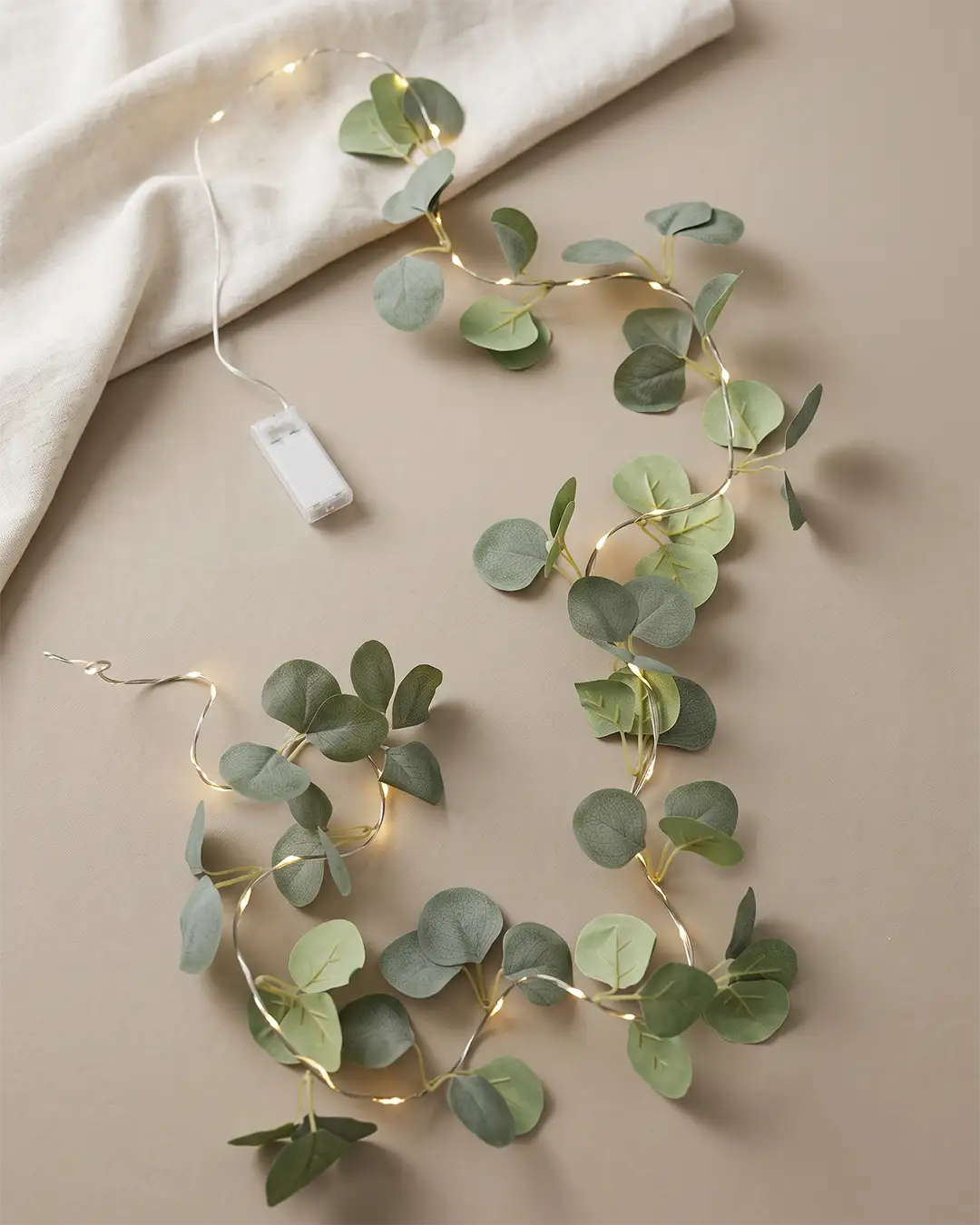 Eucalyptus Guirlande med LED (2 m)