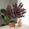 Silkeblomst Gren 38 cm - Bordeaux