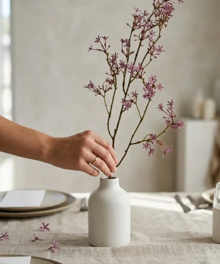 Silkeblomst Spring Gren 75 cm - Lilla
