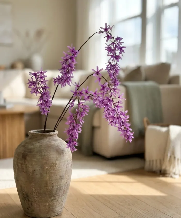 Silkeblomst Blåregn 115 cm - Lys Lilla