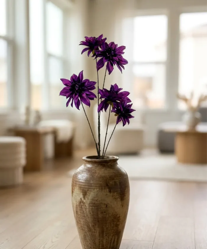 Silkeblomst Dahlia 110 cm - Lilla
