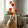 Silkeblomst Dahlia 110 cm - Orange