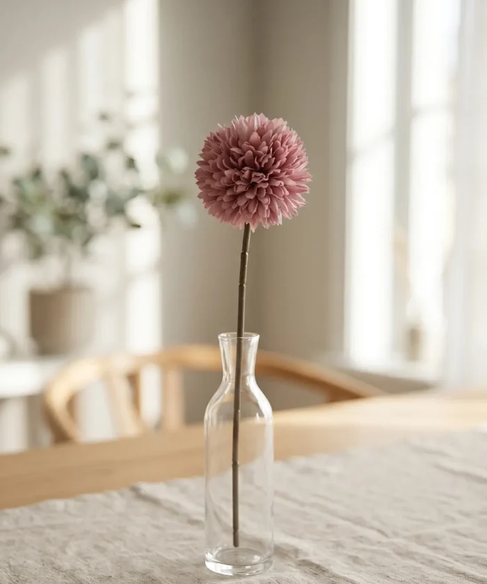 Silkeblomst Dalia 29 cm - Lilla