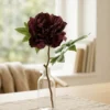 Silkeblomst Pæon 45 cm - Bordeaux