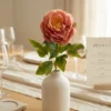 Silkeblomst Pæon 73 cm - Rosa