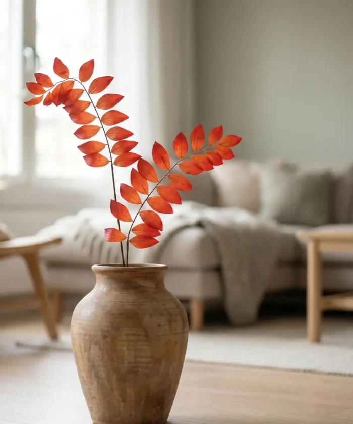 Silkeblomst Polygo. 105 cm - Orange