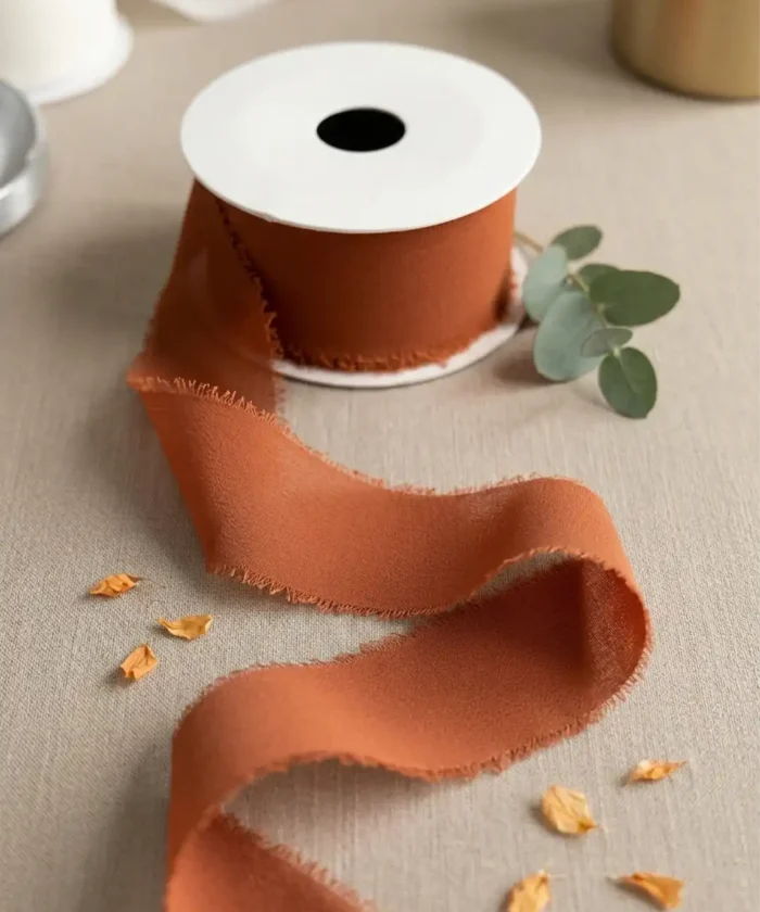 Chiffonbånd, kobber, 40mm/10m