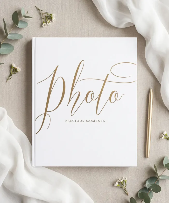 Fotoalbum 'Precious Moments', hvid, 20x24.5 cm