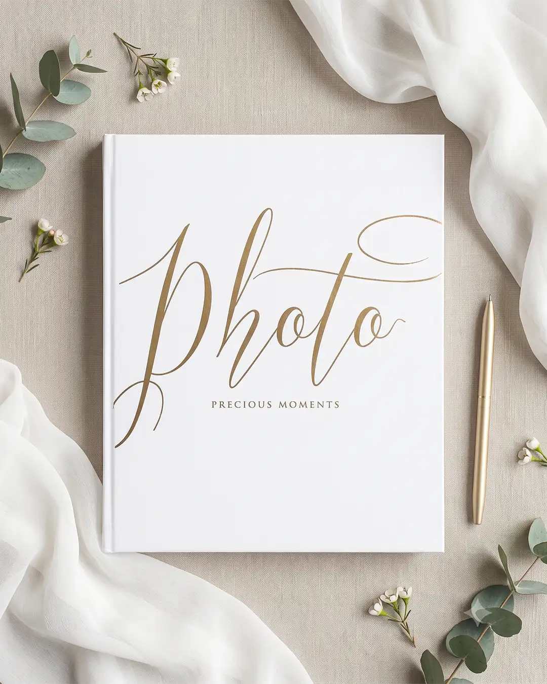 Fotoalbum 'Precious Moments', hvid, 20x24.5 cm