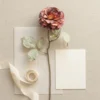 Silkebl. Rose Antik 38 cm Bordeauxa